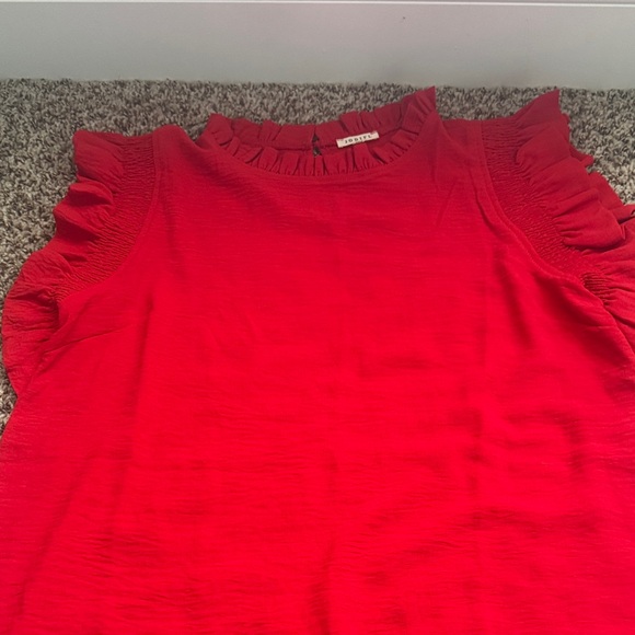 Red Ruffled dress - Picture 3 of 3